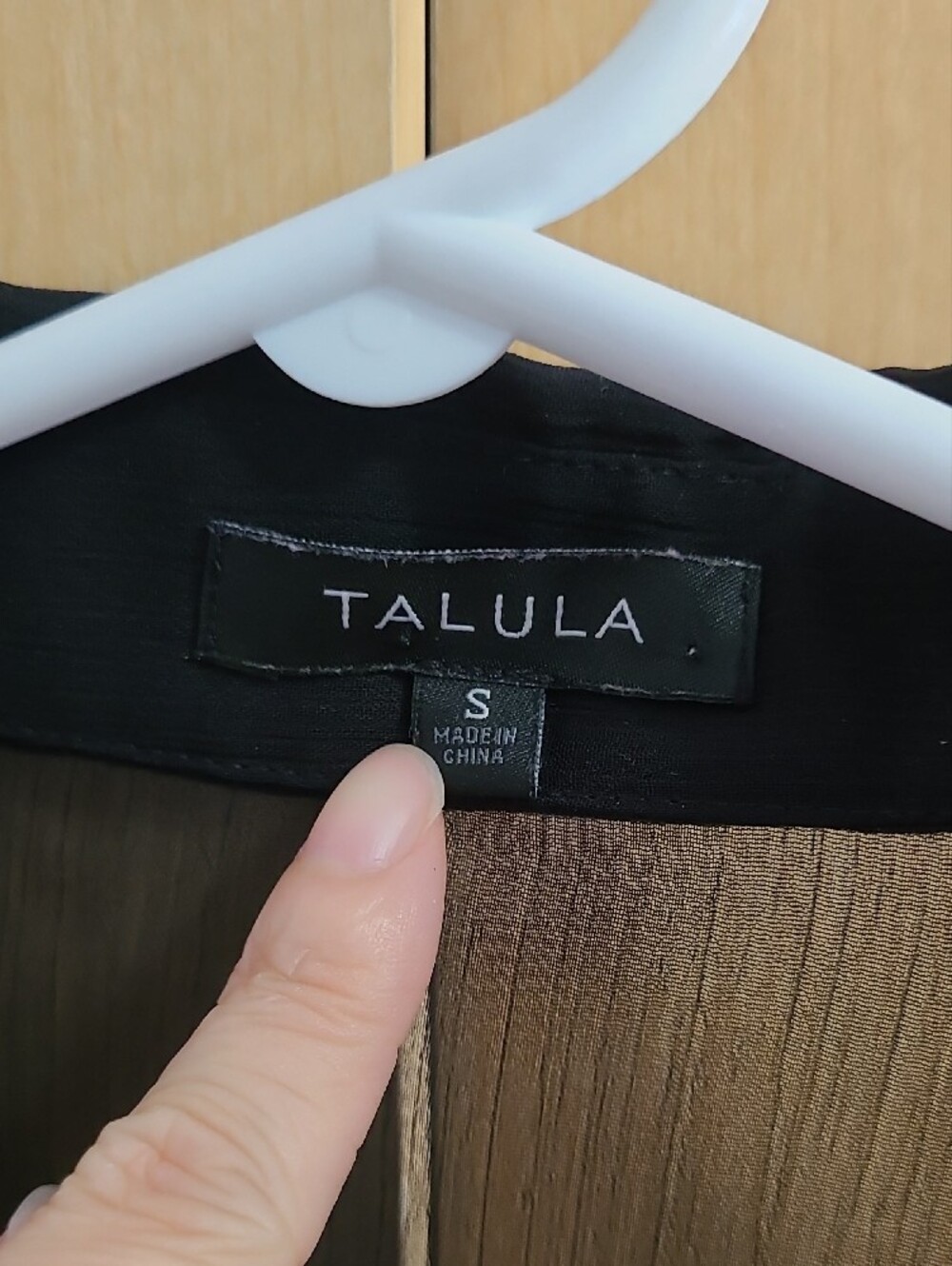 Aritzia - Talula Sheer Black Button Down Blouse - Picture 2 of 5